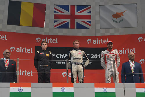 Beloftevolle Belg scoort podium voor de ogen van de F1-bazen